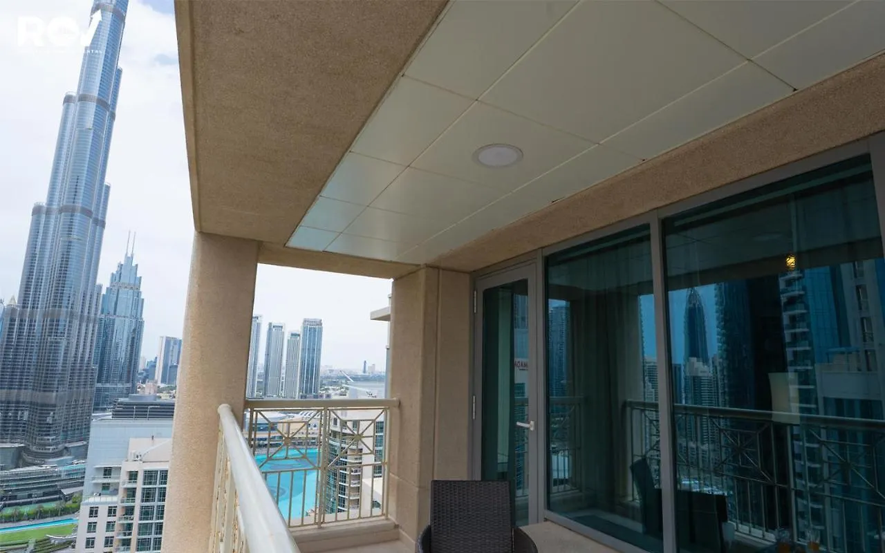 Luxury 2 Bedroom Suite With Full Burj Khalifa View Dubai Forenede Arabiske Emirater